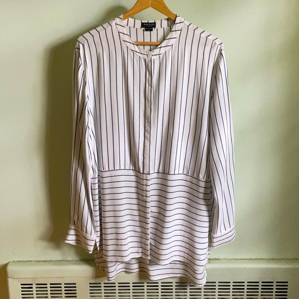 Marciano Long-Sleeved, Button Down Shirt, Size L